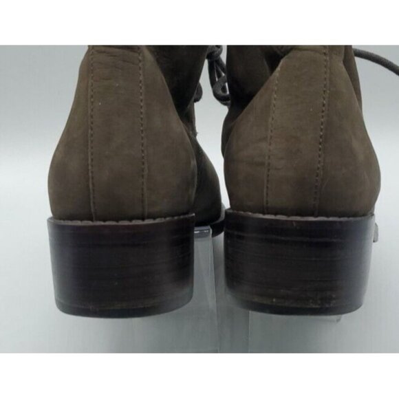 EILEEN FISHER Rey Womens Bootie Shark Gray Suede Leather Lace-up Boot 8M - Picture 10 of 12